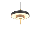 Trio T340210180 LED Pendelleuchte KEATON  | 10W integrierte LED-Quelle | 1x1200lm | 2300+3000+4000K | Trio - SwitchDimmer | schwarz | gold