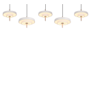 Trio T340210576 LED Pendelleuchte KEATON  | 50W integrierte LED-Quelle | 1x5900lm | 2300+3000+4000K | Seilleuchte | Trio - SwitchDimmer | grau