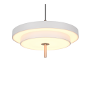 Trio T340219176 LED Pendelleuchte KEATON | 34W integrierte LED-Quelle | 1x4000lm | 2300+3000+4000K | Seilleuchte | Trio - SwitchDimmer | grau