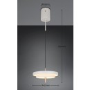 Trio T340219176 LED Pendelleuchte KEATON | 34W integrierte LED-Quelle | 1x4000lm | 2300+3000+4000K | Seilleuchte | Trio - SwitchDimmer | grau