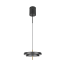 Trio T340219180 LED Stehlampe KEATON  | 34W integrierte LED-Quelle | 1x4000lm | 2300+3000+4000K | Seilleuchte | Trio - SwitchDimmer | schwarz | gold