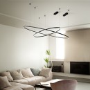 Ideal lux 370446 LED Pendelleuchte ORACLE  | 37W integrierte LED-Quelle | 2130lm | 3000K | verstellbar | Seilleuchte | bronze