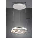 Trio 344110105 LED Pendelleuchte Marnie | 68W integrierte LED-Quelle | 8000 lm | 3000K