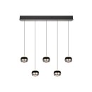 Trio SELECT  344410507  LED Pendelleuchte ORBIT  | 5x8W integrierte LED-Quelle | 5x960lm | 2300+3000+4000K