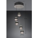 Trio SELECT  344430507  LED Pendelleuchte ORBIT  | 5x8W integrierte LED-Quelle | 5x960lm | 2300+3000+4000K