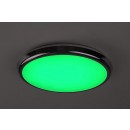 Rabalux 3464 LED-Außendeckenleuchte Balthasar 1x18W | 1600lm | 3000-6500K | RGB | IP44 - Chrom, Weiß