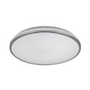 Rabalux 3478 LED-Deckenleuchte Linden 1x50w | 4500lm | 3000-6500K - Dimmbare, Fernbedienung, Timer, Nacht über Nacht, Stellar-Effekt, Chrom, weiß