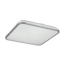 Rabalux 3479 LED-Deckenleuchte Linden 1x72w | 5800lm | 3000-6500K - Dimmbare, Fernbedienung, Timer, Nacht über Nacht, Stellar-Effekt, Chrom, weiß