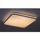 Rabalux 3479 LED-Deckenleuchte Linden 1x72w | 5800lm | 3000-6500K - Dimmbare, Fernbedienung, Timer, Nacht über Nacht, Stellar-Effekt, Chrom, weiß