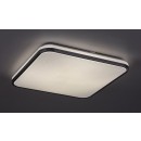 Rabalux 3479 LED-Deckenleuchte Linden 1x72w | 5800lm | 3000-6500K - Dimmbare, Fernbedienung, Timer, Nacht über Nacht, Stellar-Effekt, Chrom, weiß
