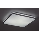 Rabalux 3479 LED-Deckenleuchte Linden 1x72w | 5800lm | 3000-6500K - Dimmbare, Fernbedienung, Timer, Nacht über Nacht, Stellar-Effekt, Chrom, weiß