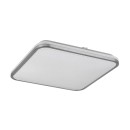 Rabalux 3479 LED-Deckenleuchte Linden 1x72w | 5800lm | 3000-6500K - Dimmbare, Fernbedienung, Timer, Nacht über Nacht, Stellar-Effekt, Chrom, weiß