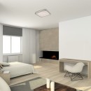 Rabalux 3479 LED-Deckenleuchte Linden 1x72w | 5800lm | 3000-6500K - Dimmbare, Fernbedienung, Timer, Nacht über Nacht, Stellar-Effekt, Chrom, weiß