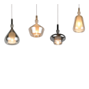 Trio T349400417 Pendelleuchte ALDEA  | 4x10W E14 | Seilleuchte | gelb | weiß | buntfarbig