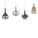 Trio T349400417 Pendelleuchte ALDEA  | 4x10W E14 | Seilleuchte | gelb | weiß | buntfarbig