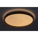 Rabalux 3500 LED-Deckenleuchte Sherwood 1x50W | 4000lm | 3000-6500K | RGB - Fernbedienung, einstellbare Lichttemperatur, Sterneneffekt, Timer, Nachtmodus, dimmbar, Holz