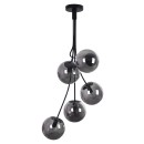 Rabalux 3508 Deckenleuchte Glory 5x40W | E14 - Rauch, schwarz