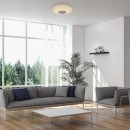 Rabalux 3509 LED Deckenleuchte mit Lautsprecher Rodion 1x24w | 1800lm | 2700-6500K | RGB - CCT, dimmbar, Wi-Fi, Timer, Fernbedienung, einstellbare Lichttemperatur, weiß