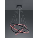 TRIO 352710342 LED Pendelleuchte Aaron 1x80W | 7000L | 3000-6000K | IP20 | RGBW - dimmbar, Fernbedienung, Memory-Funktion, Temperatureinstellung, Beleuchtungstechnik WiZ, anthrazit