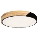 Rabalux 3528 LED-Deckenleuchte Maple 1x24w | 1890lm | 4000k - schwarz, holz, weiß