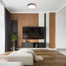 Rabalux 3528 LED-Deckenleuchte Maple 1x24w | 1890lm | 4000k - schwarz, holz, weiß