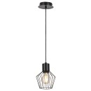 Rabalux 3539 Hängende Deckenleuchte Belano 1x40w | E27 - schwarz