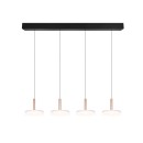 Trio T354910465 LED Pendelleuchte CELESTE  | 4x7,5W integrierte LED-Quelle | 4x750lm | 3000K