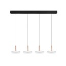 Trio T354910465 LED Pendelleuchte CELESTE  | 4x7,5W integrierte LED-Quelle | 4x750lm | 3000K
