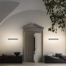 Ideal lux 356693 LED Wandleuchte ZIG ZAG | 26W integrierte LED-Quelle | 1940lm | 3000K | chrom