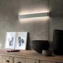 Ideal lux 357119 LED Wandleuchte DELTA  | 30W integrierte LED-Quelle | 2170lm | 3000K | chrom