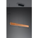 Trio 359710130 LED Pendelleuchte EDGEWOOD | 27W integrierte LED-Quelle | 3100lm | 2700-6000K | Dimmer | Seilleuchte | Fernbedienung