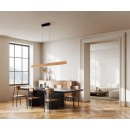 Trio 359719130 LED Pendelleuchte EDGEWOOD | 35W integrierte LED-Quelle | 4150lm | 2700-6000K | Dimmer | Seilleuchte | Fernbedienung