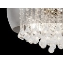 Rabalux 3598 Deckenleuchte Ninelle 6x40w | G9 - Chrom, Kristall, Rauchglas