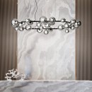 Ideal lux 363370 Pendelleuchte PERLAGE  G9 | verstellbar | Seilleuchte | weiß