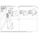 Ideal Lux 250137 LED Wandleuchte mit Schalter Lite 1x3W | 3000K - Aluminium
