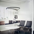 Ideal lux 364926 LED Pendelleuchte OZ  | 75W integrierte LED-Quelle | 4010lm | 3000K | verstellbar | Seilleuchte | bronze