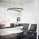 Ideal lux 364957 LED Pendelleuchte OZ  | 38W integrierte LED-Quelle | 1830lm | 3000K | verstellbar | Seilleuchte | schwarz