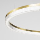 Ideal lux 364964 LED Pendelleuchte CROWN  | 21W integrierte LED-Quelle | 1380lm | 3000K | verstellbar | Seilleuchte | bronze