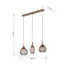 Trio T365400304 Pendelleuchte SORAYA  E27