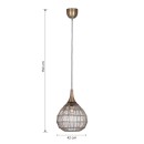 Trio T365440104 Pendelleuchte SORAYA  E27