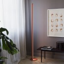 Ideal lux 366203 LED Stehlampe DORICA  | 50W integrierte LED-Quelle | 2350lm | 3000K | mit Schalter | bronze