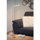 Lucide 36712/05/31 LED Stehleuchte Gilly 1x6w | 270 lm | 2700k - weiß, Schalter an Kabel