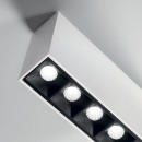 Ideal lux 367354 LED Spot-Deckenleuchte LIKA  | 6W integrierte LED-Quelle | 250lm | 3000K | weiß