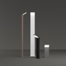 Ideal lux 369624 LED Gartenleuchte STYLE  | 9W integrierte LED-Quelle | 720lm | 3000K | braun