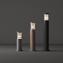 Ideal lux 369815 Gartenleuchte TRONCO  E27 | grau