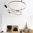 Ideal lux 370248 LED Deckenleuchte ORACLE  | 37W integrierte LED-Quelle | 2130lm | 3000K | bronze
