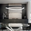 Ideal lux 372228 LED Pendelleuchte GEMINI  | 78W integrierte LED-Quelle | 4500lm | 4000K | verstellbar | Seilleuchte | schwarz