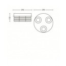 Philips 37305/06/16 Deckenleuchte Ortega 3x4,5W