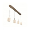 Philips LED Hängeleuchte - Kronleuchter 4x4,5W ORTEGA - bronze