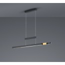 Trio 375310502 LED- Deckenleuchte Trajan 1x45w | 5300lm | 2700-5000K - einstellbare Höhe und Breite, 4Level Touch, schwarz